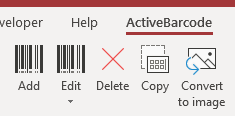 ActiveBarcode: Barcode Add-In for Microsoft® Access® 365, 2021, 2019, 2016, 2013, 2010