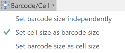 ActiveBarcode: Excel Add-In for Barcode Cell Settings