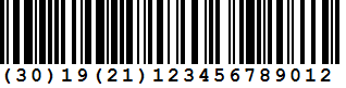 ActiveBarcode: GS1-128, UCC/EAN-128, EAN-128, UCC-128