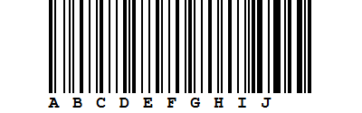 ActiveBarcode: Code 128A