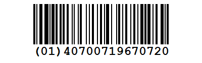 ActiveBarcode: GTIN-14, EAN-14