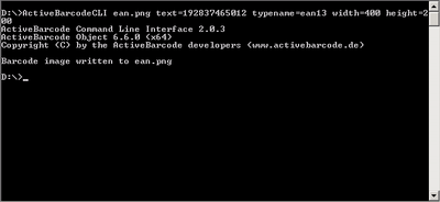 ActiveBarcode: Generate barcodes at the command line