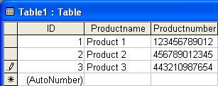 ActiveBarcode: Barcode, Access 2000, XP, 2003