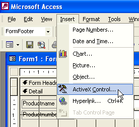 ActiveBarcode: Barcode, Access 2000, XP, 2003