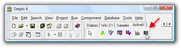 ActiveBarcode: Barcode, Delphi 4-7