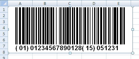 ActiveBarcode: Barcode, Excel