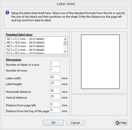 ActiveBarcode: Print barcodes on continous labels