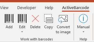 ActiveBarcode: Barcode, PowerPoint