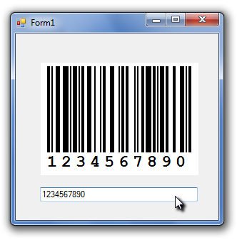 ActiveBarcode: Barcode, Visual Studio