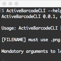 ActiveBarcode: Barcode command line interface (CLI)