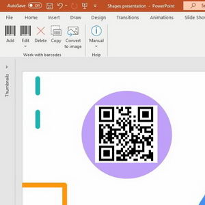 ActiveBarcode: PowerPoint<br>Barcode Add-in