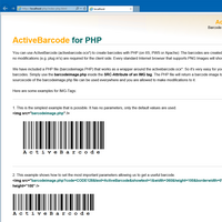 ActiveBarcode: ASP & PHP