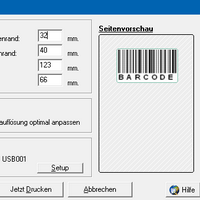 ActiveBarcode: Print one barcode