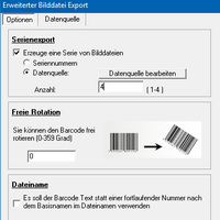 ActiveBarcode: Serial-Export